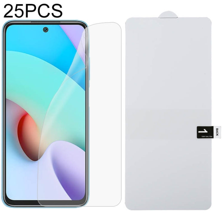 25 PCS Full Screen Protector Explosion-proof Hydrogel Film, For Honor Magic3 (25 PCS), For Honor Magic3 Pro (25 PCS), For Honor Magic3 Pro+ (25 PCS), For Honor X20 (25 PCS), For Huawei nova 8i (25 PCS), For Xiaomi Redmi 10 (25 PCS)
