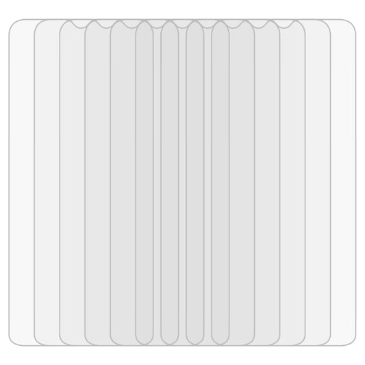 50 PCS 0.26mm 9H 2.5D Tempered Glass Film