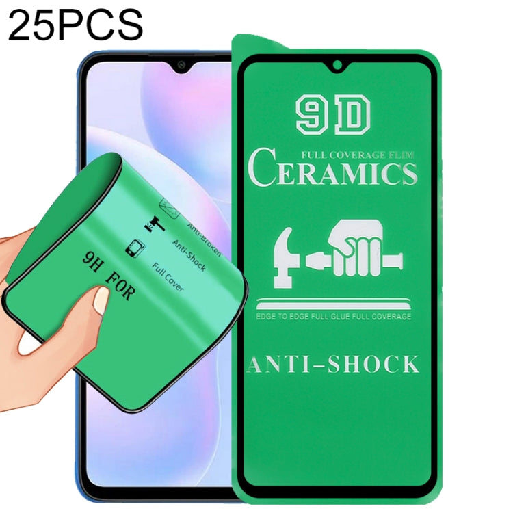 25 PCS 9D Full Screen Full Glue Ceramic Film, For Xiaomi Redmi 8 (25 PCS), For Samsung Galaxy A52s 5G (25 PCS), For Xiaomi Redmi 9A / 9A Sport / 9C / 9C NFC / Poco C31 / 9 Acitv (25 PCS), For Xiaomi Redmi 10 (25 PCS)������������������������������������...