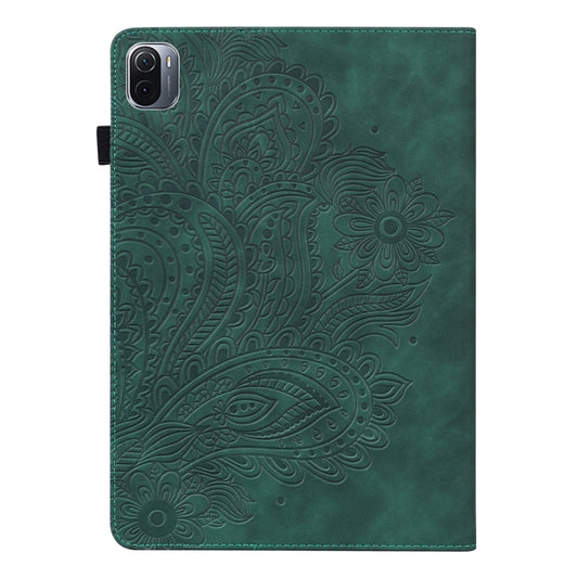 Peacock Embossed Pattern TPU + PU Horizontal Flip Leather Case with Holder & Card Slots & Wallet & Sleep / Wake-up Function