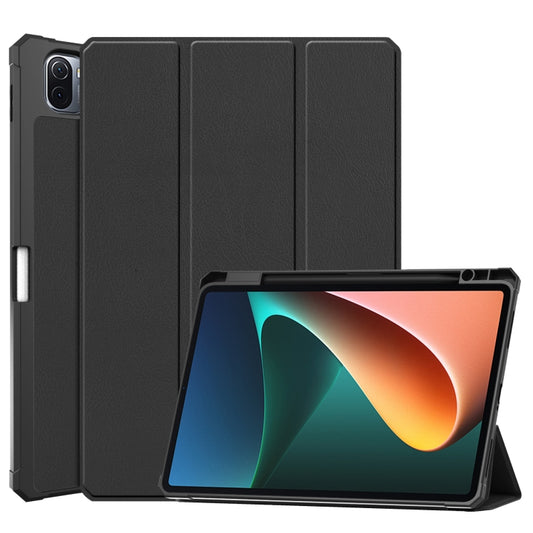 Custer Texture Horizontal Flip Leather Case with Three-folding Holder & Sleep / Wake-up Function
