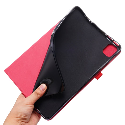 Horizontal Flip TPU + Fabric PU Leather Protective Case with Name Card Clip