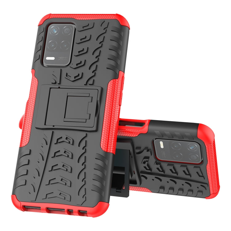 Tire Texture Shockproof TPU+PC Protective Case with Holder