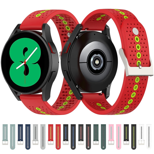 Universal Colorful Hole Silicone Replacement Strap Watchband