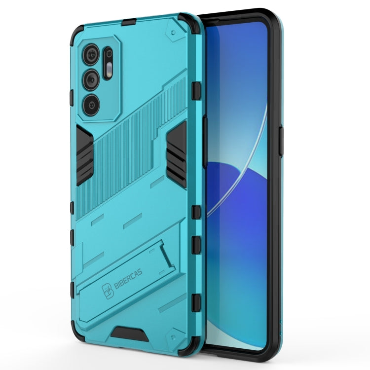 Punk Armor 2 in 1 PC + TPU Shockproof Case with Invisible Holder