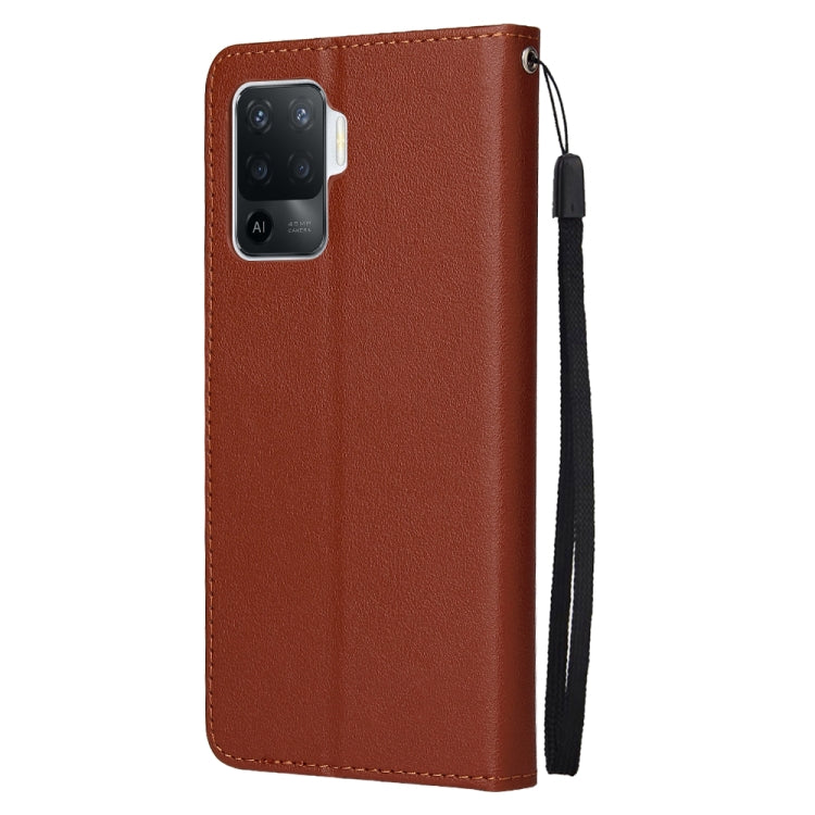 Multifunctional Horizontal Flip Leather Case, with Three Card Slot & Holder & Double Zip Wallett & Photo Frame & Lanyard