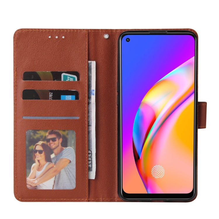 Multifunctional Horizontal Flip Leather Case, with Three Card Slot & Holder & Double Zip Wallett & Photo Frame & Lanyard