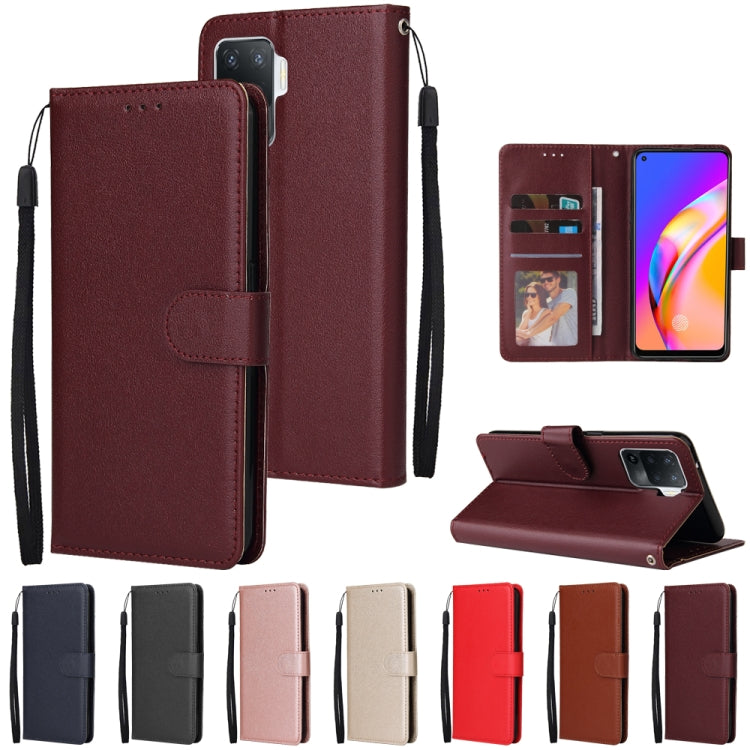 Multifunctional Horizontal Flip Leather Case, with Three Card Slot & Holder & Double Zip Wallett & Photo Frame & Lanyard