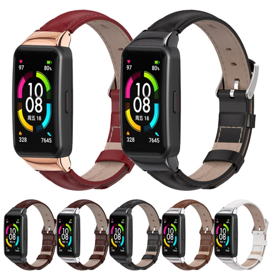 MIJOBS Cowhide Leather Replacement Strap Watchband