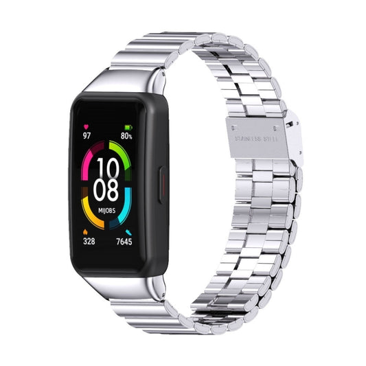 MIJOBS Bamboo Joint Stainless Steel Metal Buckle Replacement Strap Watchband