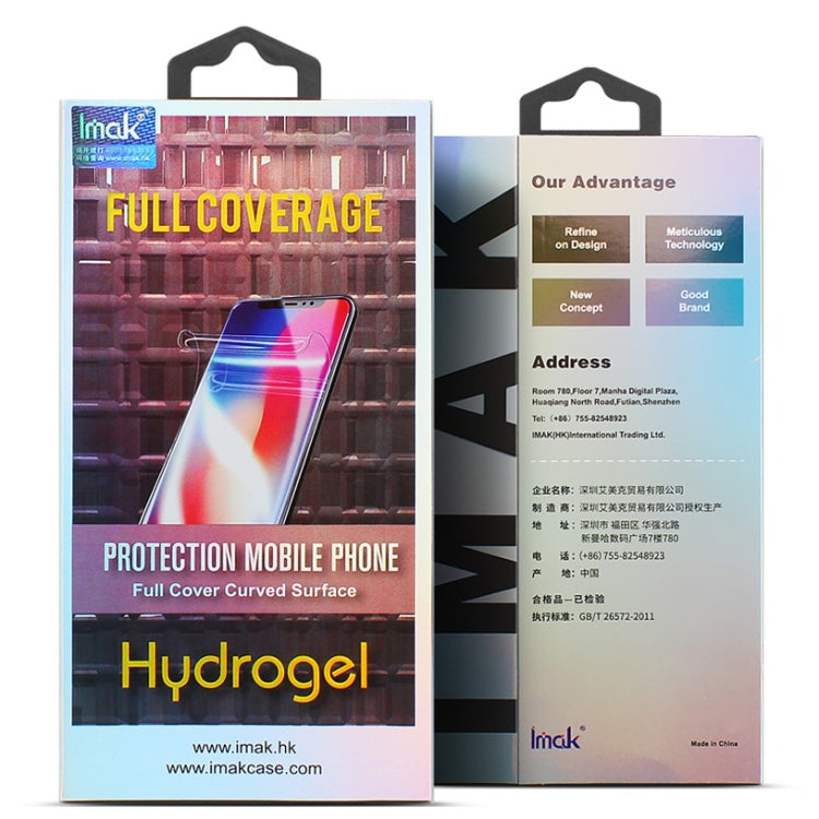 2 PCS IMAK Curved Full Screen Hydrogel Film 3 Back Protector, for iPhone 11, for iPhone 11 Pro, for iPhone 11 Pro Max