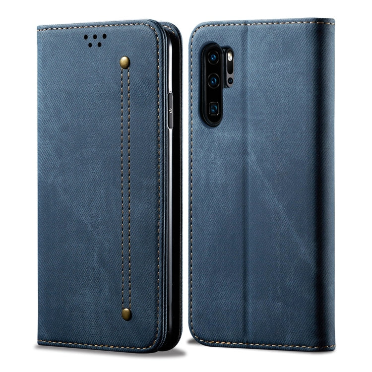 Denim Texture Casual Style Horizontal Flip Leather Case with Holder & Card Slots & Wallet, For OPPO A9 / F11, For OPPO Reno 2, For Huawei Mate 30, For Huawei P30 Pro, For Huawei P30, For Huawei P Smart Z / Y9 Prime, For Huawei Y9 (2019)����������������...