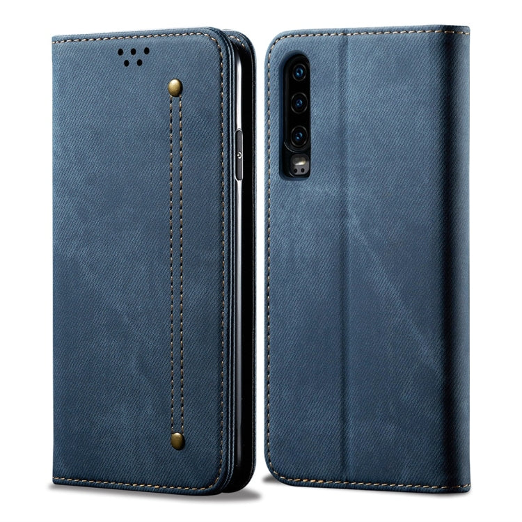 Denim Texture Casual Style Horizontal Flip Leather Case with Holder & Card Slots & Wallet, For OPPO A9 / F11, For OPPO Reno 2, For Huawei Mate 30, For Huawei P30 Pro, For Huawei P30, For Huawei P Smart Z / Y9 Prime, For Huawei Y9 (2019)����������������...