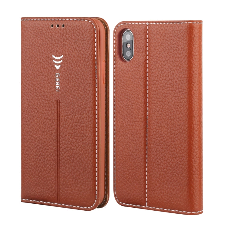 GEBEI PU+TPU Horizontal Flip Protective Case with Holder & Card Slots, For iPhone 11 Pro, For iPhone 11, For iPhone 11 Pro Max, For iPhone XS / X, For iPhone XR, For iPhone XS Max