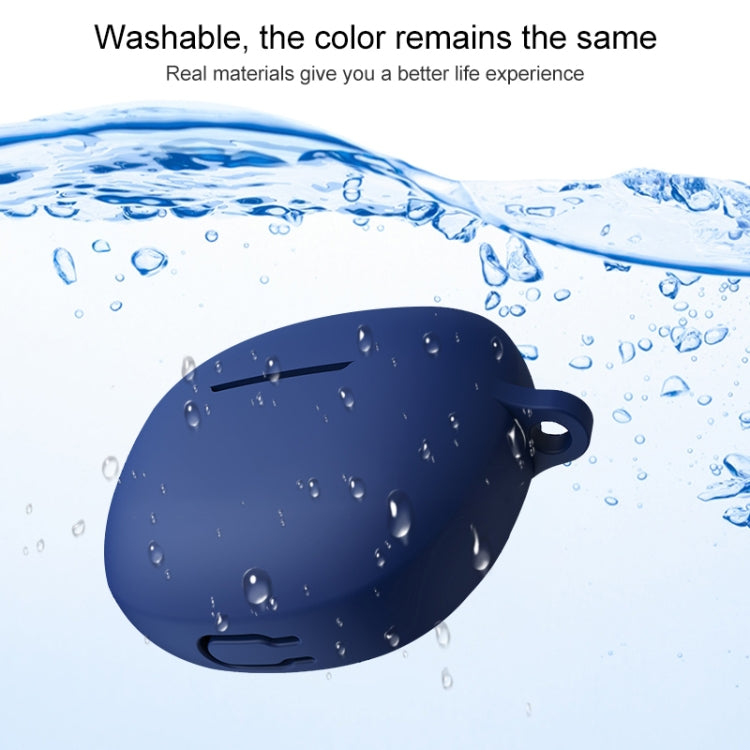 For QCY HT03 Integrated Liquid Silicone Earphone Protective Case with Hook