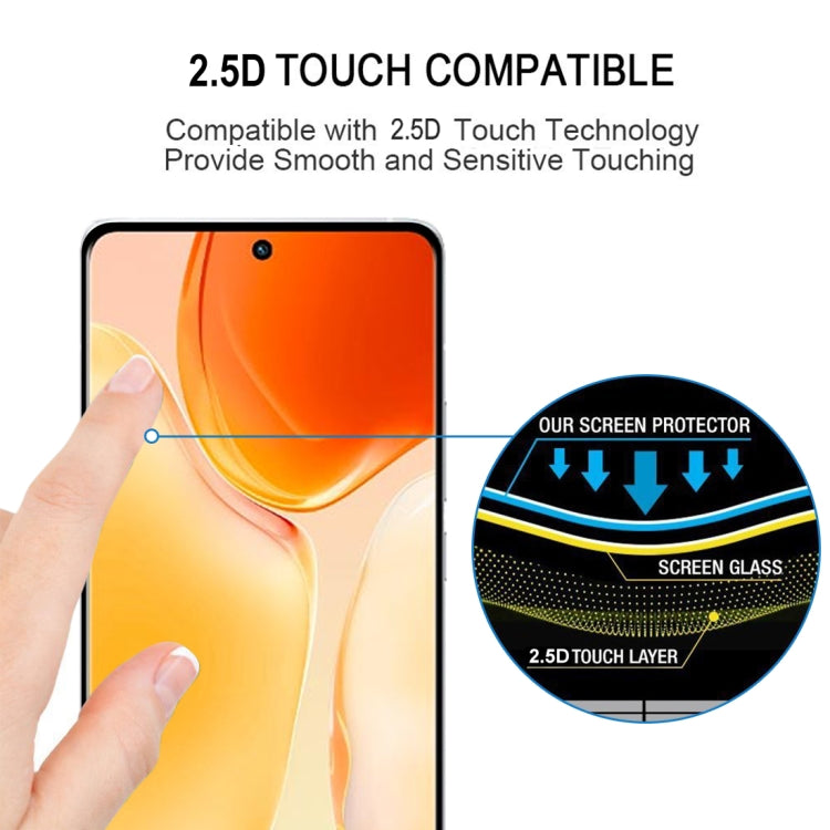3D Curved Edge Full Screen Tempered Glass Film, For vivo X70 Pro (1 PC), For vivo X70 Pro+ (1 PC)