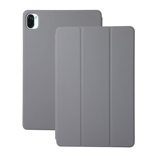 Solid Color Magnetic Horizontal Flip Leather Case with Holder