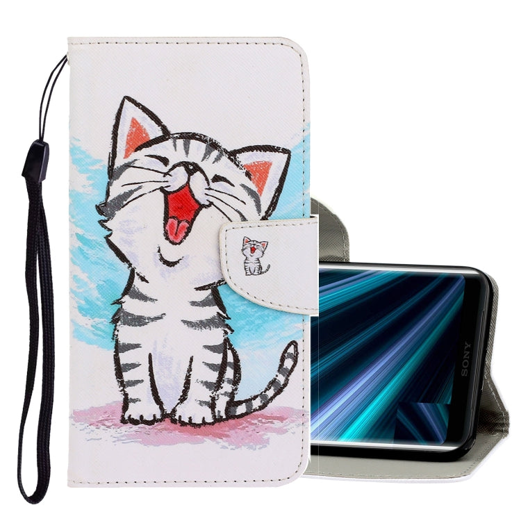 3D Colored Drawing Horizontal Flip PU Leather Case with Holder & Card Slots & Wallet, For Sony Xperia 20, For Sony Xperia XZ3, For Sony Xperia XZ4, For Sony Xperia XZ5, For Xiaomi Redmi 8, For Xiaomi Redmi 7A