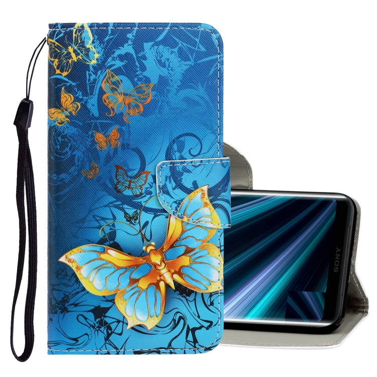 3D Colored Drawing Horizontal Flip PU Leather Case with Holder & Card Slots & Wallet, For Sony Xperia 20, For Sony Xperia XZ3, For Sony Xperia XZ4, For Sony Xperia XZ5, For Xiaomi Redmi 8, For Xiaomi Redmi 7A