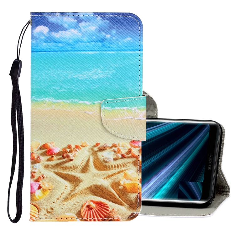 3D Colored Drawing Horizontal Flip PU Leather Case with Holder & Card Slots & Wallet, For Sony Xperia 20, For Sony Xperia XZ3, For Sony Xperia XZ4, For Sony Xperia XZ5, For Xiaomi Redmi 8, For Xiaomi Redmi 7A