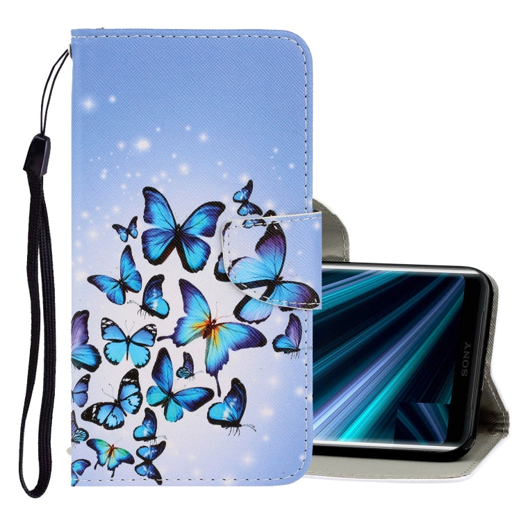 3D Colored Drawing Horizontal Flip PU Leather Case with Holder & Card Slots & Wallet, For Sony Xperia 20, For Sony Xperia XZ3, For Sony Xperia XZ4, For Sony Xperia XZ5, For Xiaomi Redmi 8, For Xiaomi Redmi 7A