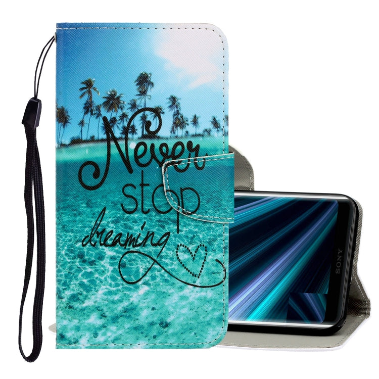 3D Colored Drawing Horizontal Flip PU Leather Case with Holder & Card Slots & Wallet, For Sony Xperia 20, For Sony Xperia XZ3, For Sony Xperia XZ4, For Sony Xperia XZ5, For Xiaomi Redmi 8, For Xiaomi Redmi 7A