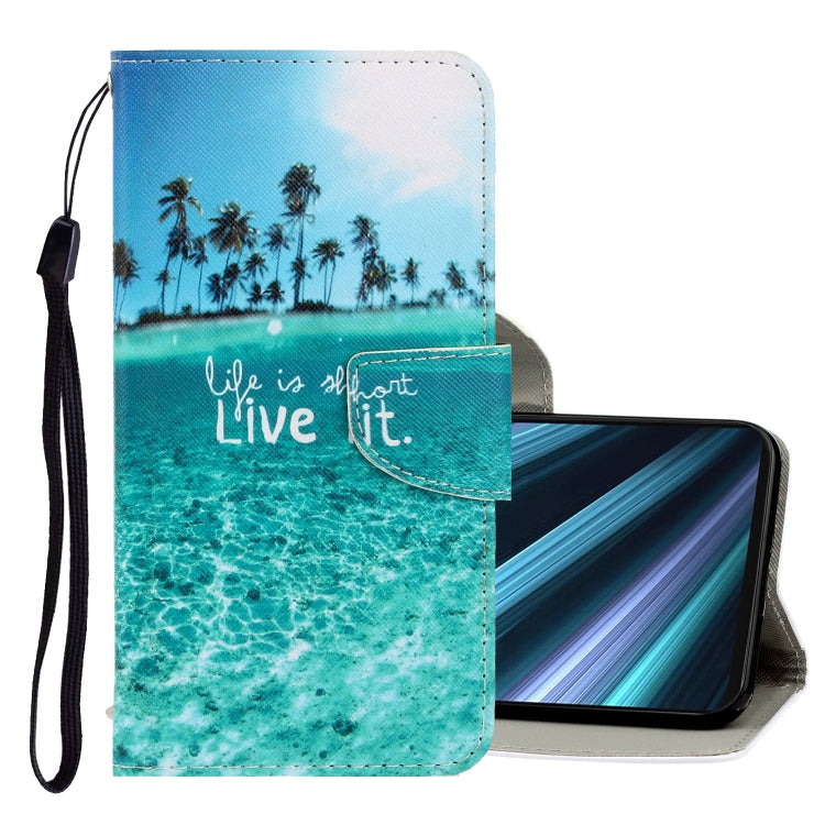 3D Colored Drawing Horizontal Flip PU Leather Case with Holder & Card Slots & Wallet, For Sony Xperia 20, For Sony Xperia XZ3, For Sony Xperia XZ4, For Sony Xperia XZ5, For Xiaomi Redmi 8, For Xiaomi Redmi 7A