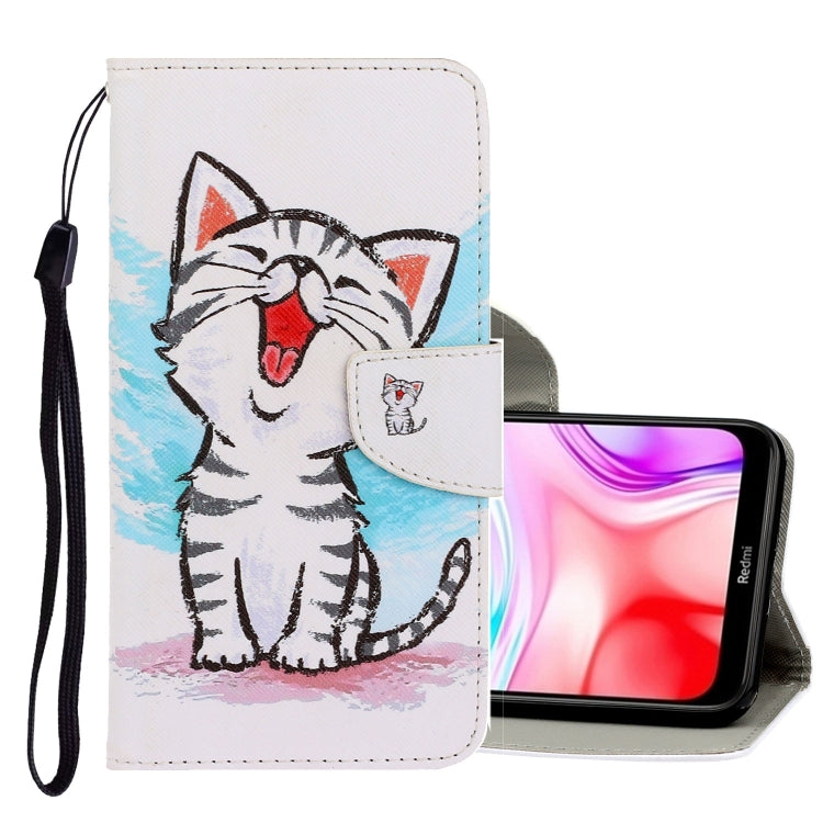 3D Colored Drawing Horizontal Flip PU Leather Case with Holder & Card Slots & Wallet, For Sony Xperia 20, For Sony Xperia XZ3, For Sony Xperia XZ4, For Sony Xperia XZ5, For Xiaomi Redmi 8, For Xiaomi Redmi 7A