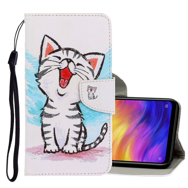 3D Colored Drawing Horizontal Flip PU Leather Case with Holder & Card Slots & Wallet, For Xiaomi Redmi 8A, For Xiaomi Redmi Note 7, For Xiaomi Redmi Note 8, For Xiaomi Redmi Note 8 Pro, For Huawei Mate 30, For Huawei Mate 30 Lite