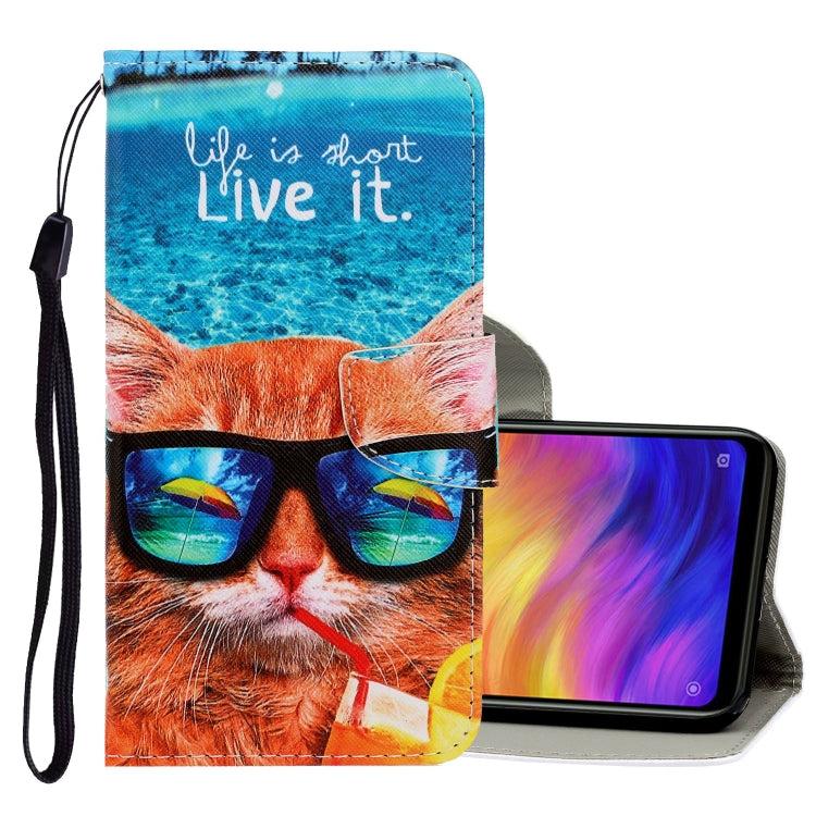 3D Colored Drawing Horizontal Flip PU Leather Case with Holder & Card Slots & Wallet, For Xiaomi Redmi 8A, For Xiaomi Redmi Note 7, For Xiaomi Redmi Note 8, For Xiaomi Redmi Note 8 Pro, For Huawei Mate 30, For Huawei Mate 30 Lite