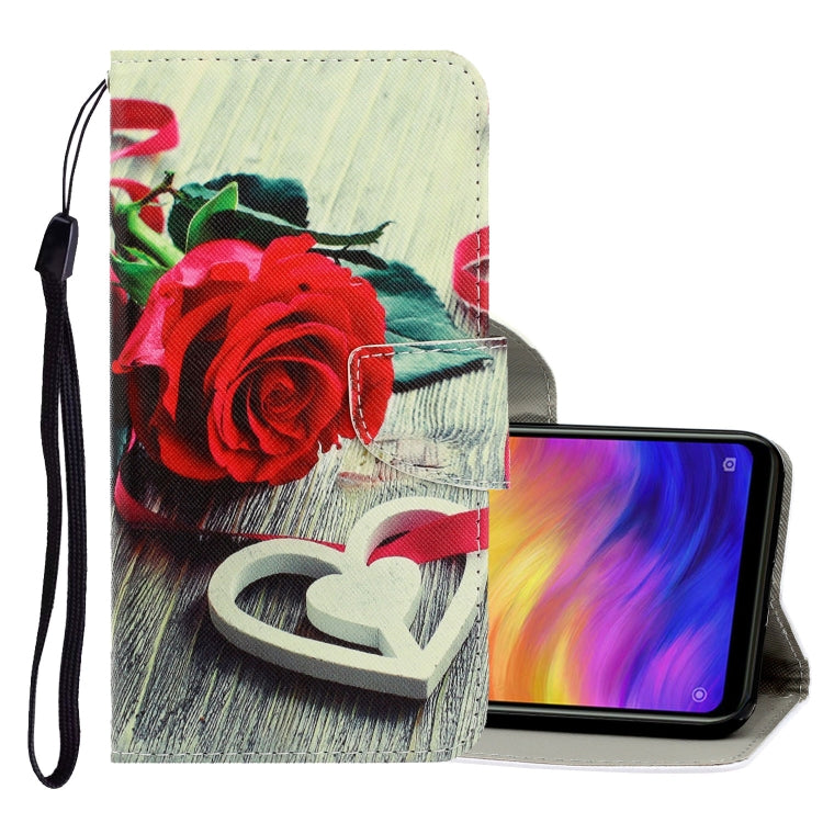 3D Colored Drawing Horizontal Flip PU Leather Case with Holder & Card Slots & Wallet, For Xiaomi Redmi 8A, For Xiaomi Redmi Note 7, For Xiaomi Redmi Note 8, For Xiaomi Redmi Note 8 Pro, For Huawei Mate 30, For Huawei Mate 30 Lite