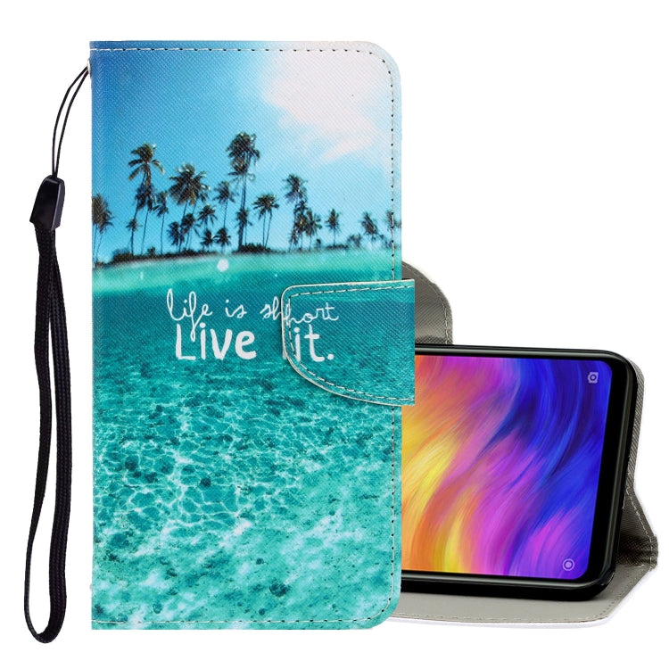 3D Colored Drawing Horizontal Flip PU Leather Case with Holder & Card Slots & Wallet, For Xiaomi Redmi 8A, For Xiaomi Redmi Note 7, For Xiaomi Redmi Note 8, For Xiaomi Redmi Note 8 Pro, For Huawei Mate 30, For Huawei Mate 30 Lite