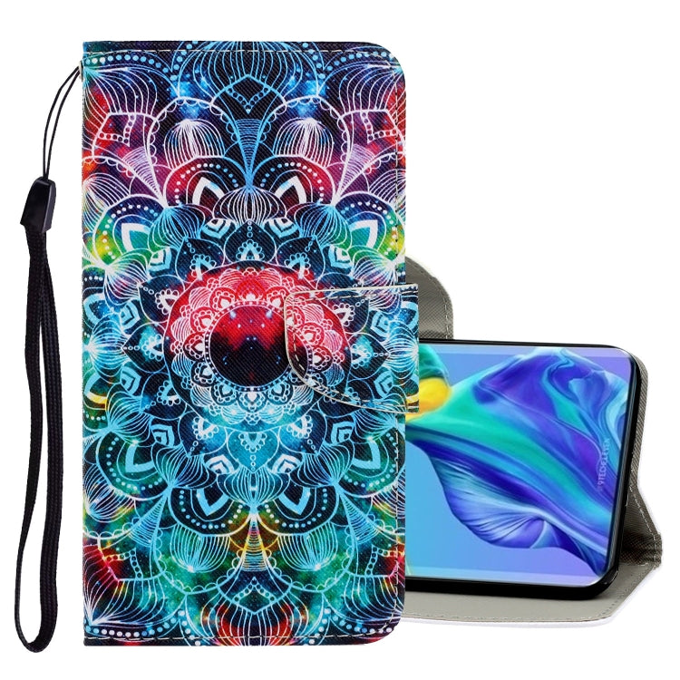 3D Colored Drawing Horizontal Flip PU Leather Case with Holder & Card Slots & Wallet, For Huawei Mate 30 Pro, For Huawei P30 Lite, For Huawei Honor 10 Lite