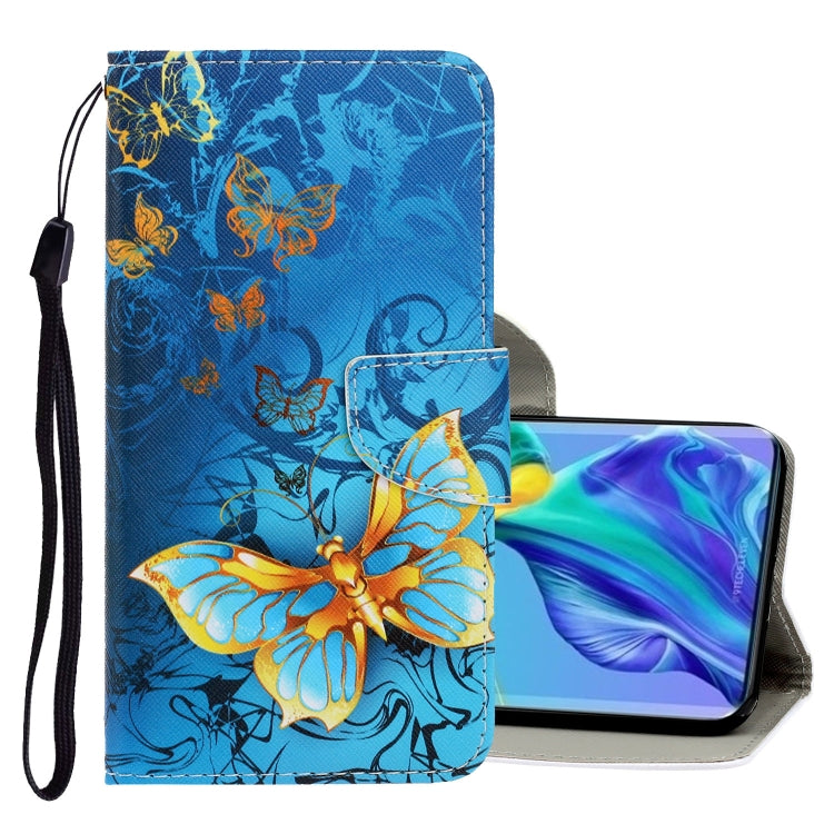 3D Colored Drawing Horizontal Flip PU Leather Case with Holder & Card Slots & Wallet, For Huawei Mate 30 Pro, For Huawei P30 Lite, For Huawei Honor 10 Lite