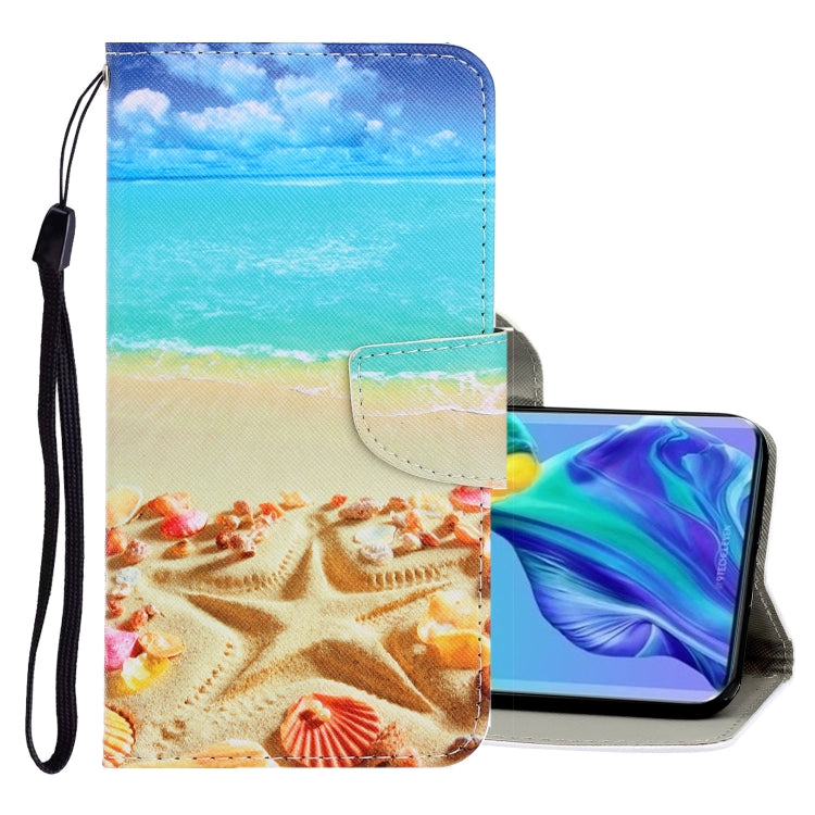 3D Colored Drawing Horizontal Flip PU Leather Case with Holder & Card Slots & Wallet, For Huawei Mate 30 Pro, For Huawei P30 Lite, For Huawei Honor 10 Lite