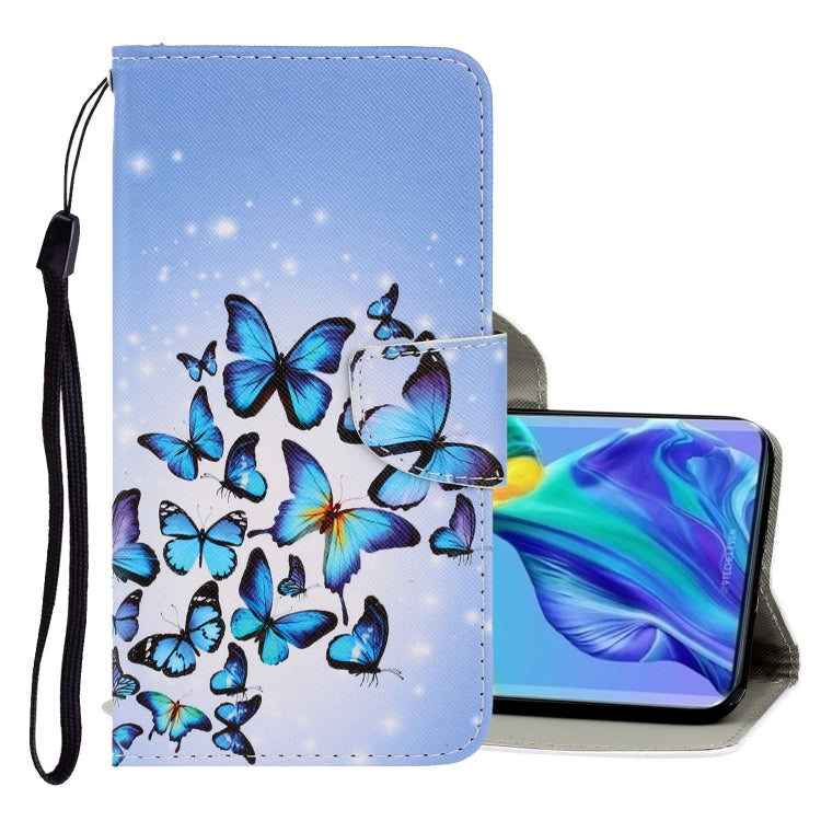 3D Colored Drawing Horizontal Flip PU Leather Case with Holder & Card Slots & Wallet, For Huawei Mate 30 Pro, For Huawei P30 Lite, For Huawei Honor 10 Lite