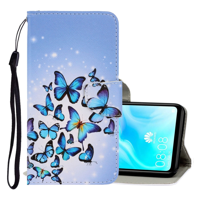 3D Colored Drawing Horizontal Flip PU Leather Case with Holder & Card Slots & Wallet, For Huawei Mate 30 Pro, For Huawei P30 Lite, For Huawei Honor 10 Lite