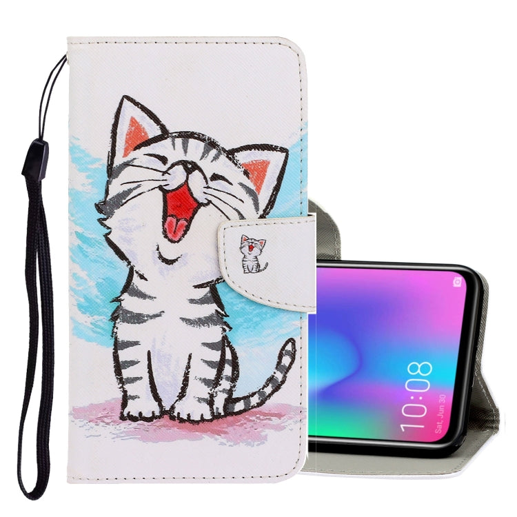 3D Colored Drawing Horizontal Flip PU Leather Case with Holder & Card Slots & Wallet, For Huawei Mate 30 Pro, For Huawei P30 Lite, For Huawei Honor 10 Lite