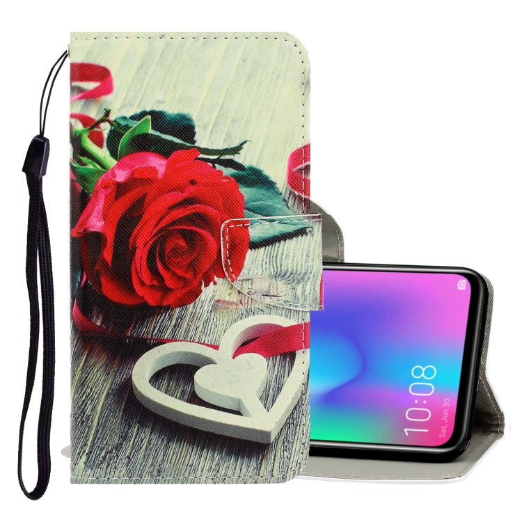 3D Colored Drawing Horizontal Flip PU Leather Case with Holder & Card Slots & Wallet, For Huawei Mate 30 Pro, For Huawei P30 Lite, For Huawei Honor 10 Lite