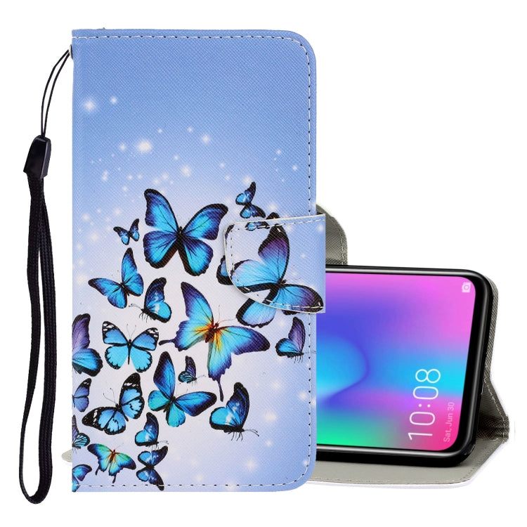 3D Colored Drawing Horizontal Flip PU Leather Case with Holder & Card Slots & Wallet, For Huawei Mate 30 Pro, For Huawei P30 Lite, For Huawei Honor 10 Lite