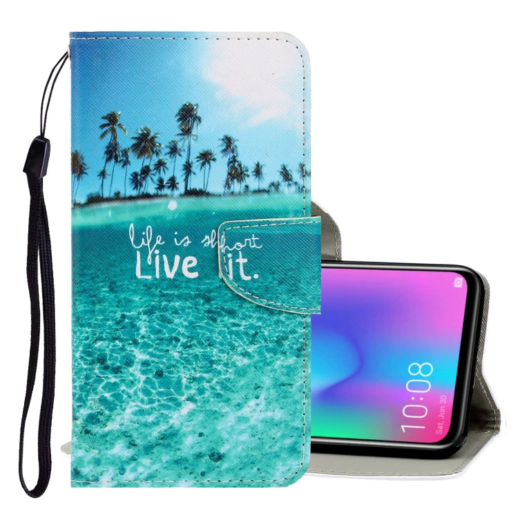 3D Colored Drawing Horizontal Flip PU Leather Case with Holder & Card Slots & Wallet, For Huawei Mate 30 Pro, For Huawei P30 Lite, For Huawei Honor 10 Lite