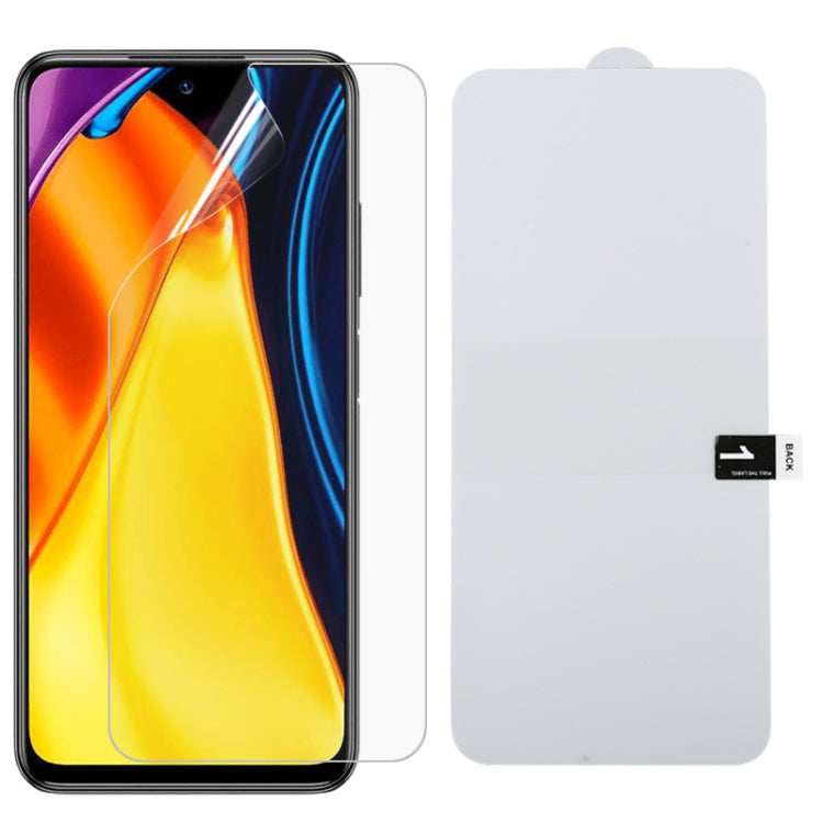 Full Screen Protector Explosion-proof Hydrogel Film, For Motorola G Pure (1 PC), For Nokia C20 Plus (1 PC), For Motorola Moto E20 (1 PC), For vivo Y33s / Y76s / T1x / Y76 5G (1 PC), For vivo Y21 (1 PC), For Xiaomi Black Shark 4S / 4S Pro (1 PC)��������...