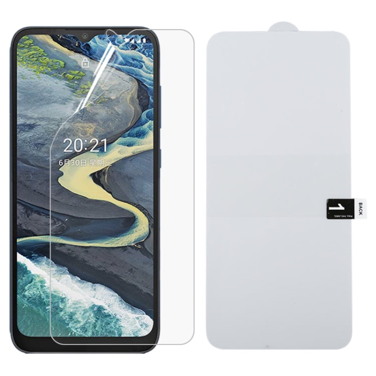 Full Screen Protector Explosion-proof Hydrogel Film, For Motorola G Pure (1 PC), For Nokia C20 Plus (1 PC), For Motorola Moto E20 (1 PC), For vivo Y33s / Y76s / T1x / Y76 5G (1 PC), For vivo Y21 (1 PC), For Xiaomi Black Shark 4S / 4S Pro (1 PC)��������...