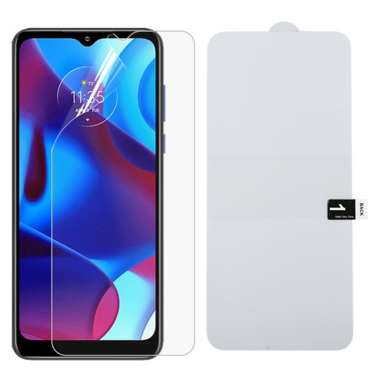 Full Screen Protector Explosion-proof Hydrogel Film, For Motorola G Pure (1 PC), For Nokia C20 Plus (1 PC), For Motorola Moto E20 (1 PC), For vivo Y33s / Y76s / T1x / Y76 5G (1 PC), For vivo Y21 (1 PC), For Xiaomi Black Shark 4S / 4S Pro (1 PC)��������...