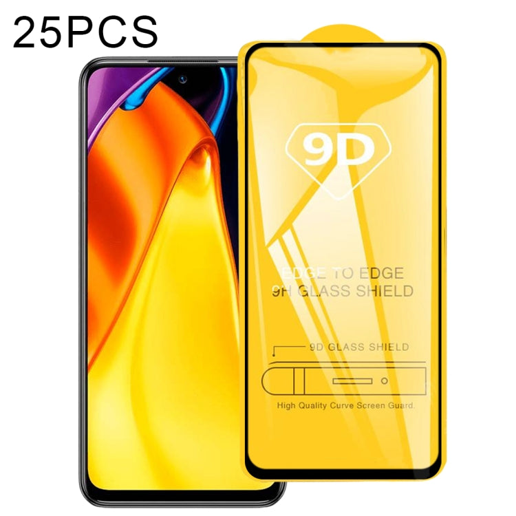 25 PCS 9D Full Glue Full Screen Tempered Glass Film, For Xiaomi Redmi 8A Pro (25 PCS), For Xiaomi Poco M3 Pro (25 PCS), For vivo Y33s / Y76s / T1x / Y76 5G (25 PCS), For vivo Y21 / Y21t / Y10 t1 / Y01 / Y21e / Y10 / Y33s 5G (25 PCS)��������������������...