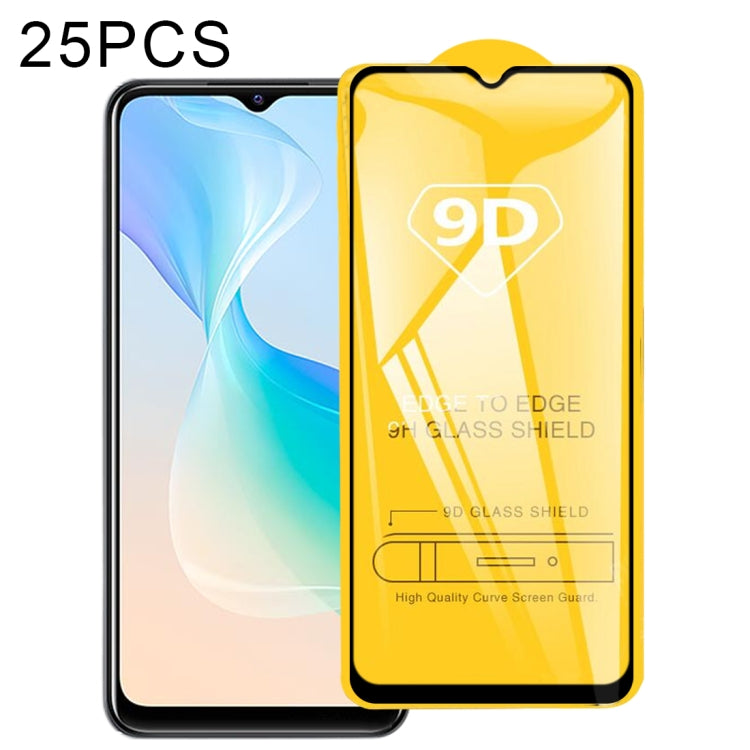 25 PCS 9D Full Glue Full Screen Tempered Glass Film, For Xiaomi Redmi 8A Pro (25 PCS), For Xiaomi Poco M3 Pro (25 PCS), For vivo Y33s / Y76s / T1x / Y76 5G (25 PCS), For vivo Y21 / Y21t / Y10 t1 / Y01 / Y21e / Y10 / Y33s 5G (25 PCS)��������������������...