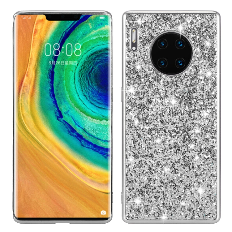 Glittery Powder Shockproof TPU Case, For Huawei Mate 30, For Huawei Mate 30 Pro, For Xiaomi Redmi Note 8, For Xiaomi Redmi Note 8 Pro, For Huawei Y6 Prime, For Huawei Y6 Pro / Enjoy 9e, For Galaxy A10S, For Galaxy A20S