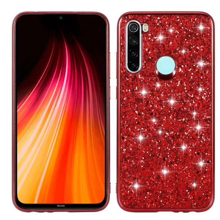 Glittery Powder Shockproof TPU Case, For Huawei Mate 30, For Huawei Mate 30 Pro, For Xiaomi Redmi Note 8, For Xiaomi Redmi Note 8 Pro, For Huawei Y6 Prime, For Huawei Y6 Pro / Enjoy 9e, For Galaxy A10S, For Galaxy A20S