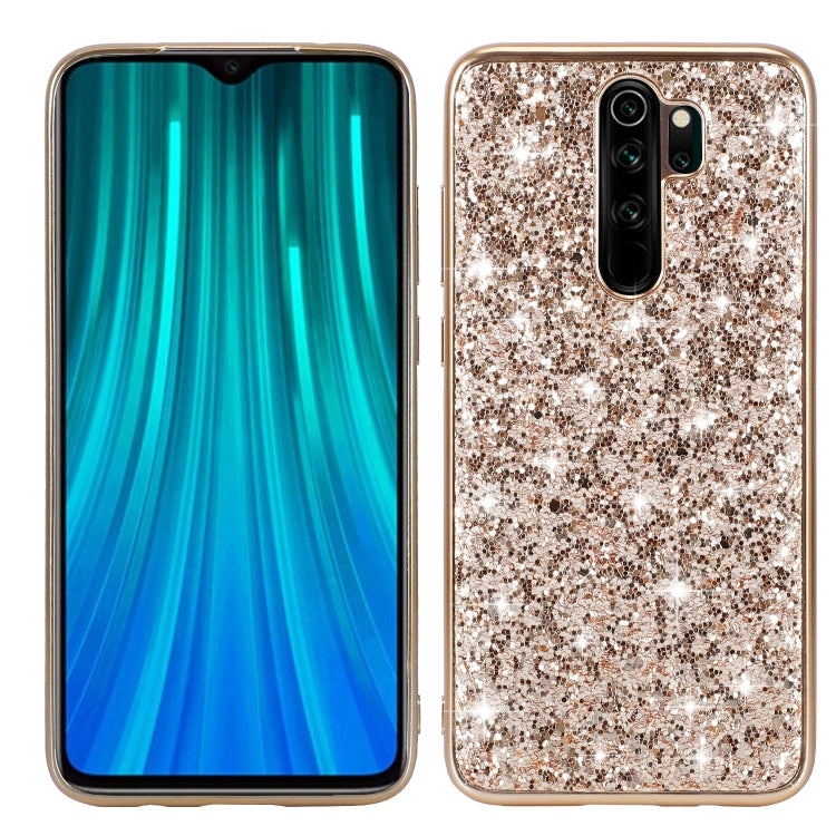 Glittery Powder Shockproof TPU Case, For Huawei Mate 30, For Huawei Mate 30 Pro, For Xiaomi Redmi Note 8, For Xiaomi Redmi Note 8 Pro, For Huawei Y6 Prime, For Huawei Y6 Pro / Enjoy 9e, For Galaxy A10S, For Galaxy A20S