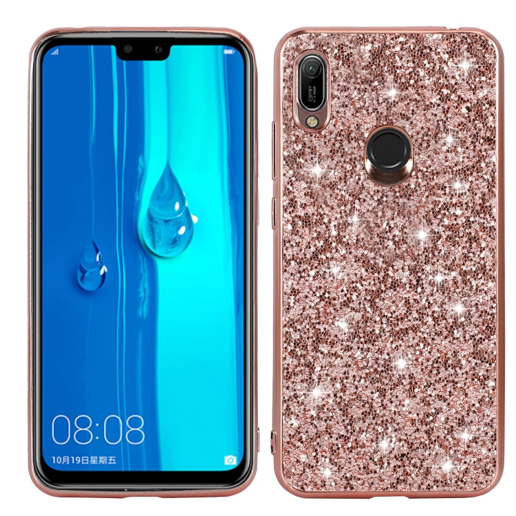 Glittery Powder Shockproof TPU Case, For Huawei Mate 30, For Huawei Mate 30 Pro, For Xiaomi Redmi Note 8, For Xiaomi Redmi Note 8 Pro, For Huawei Y6 Prime, For Huawei Y6 Pro / Enjoy 9e, For Galaxy A10S, For Galaxy A20S